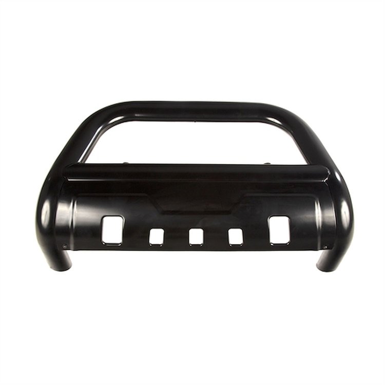 3.5 In. Black Bull Bar with Integrated Skid Plate for 2018 Jeep Wrangler JL and Unlimited Models