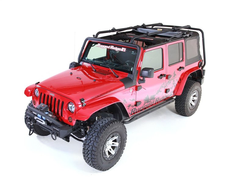 Sherpa Roof Rack for 2007-2018 Jeep JK Unlimited Wrangler 4-Door