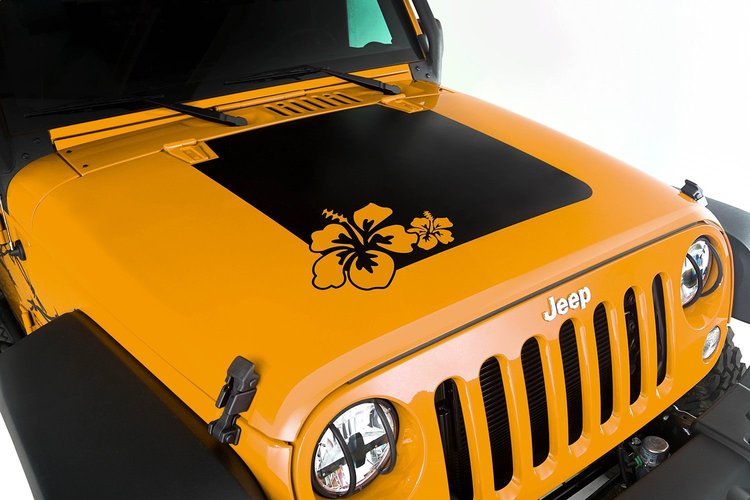HOOD DECAL HIBISCUS 07-