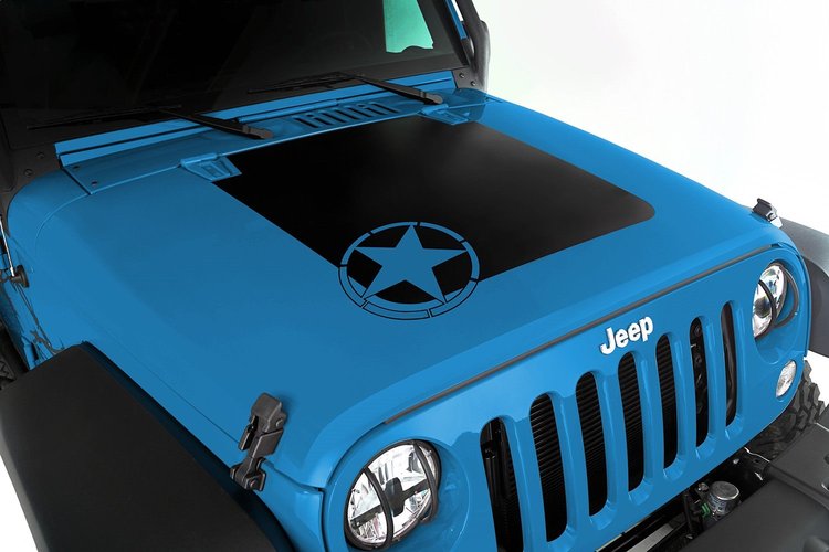 HOOD DECAL  STAR  07-16 J