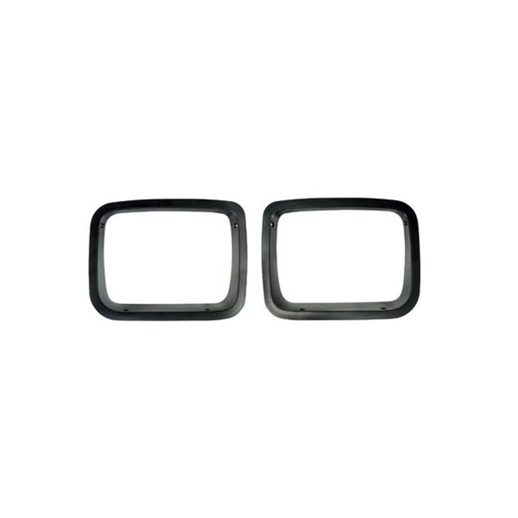 Headlight Bezel Set for 1987-1995 Jeep YJ Wrangler [Black]