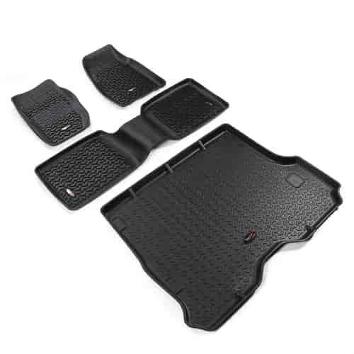 FLOOR LINER KIT  BLACK  F