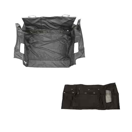 C3 Cargo Cover and Tailgate Cover Promo for 2007-2014 Jeep Wrangler JK Unlimited 4-Door with Subwoofer