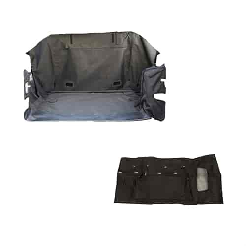 C3 Cargo Cover with Tailgate Promo for 2007-2014 Jeep Wrangler JK 2-Door With Subwoofer