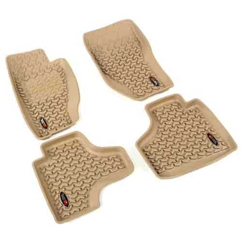 FLOOR LINER KIT  TAN  F-R