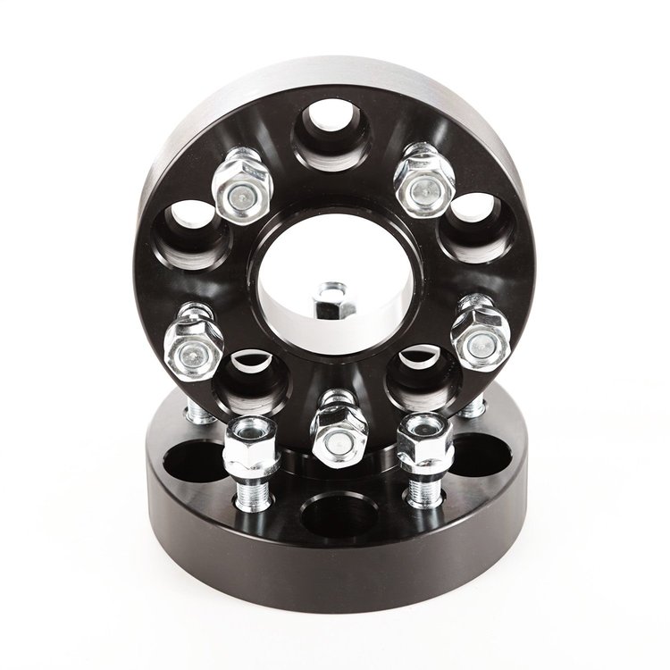WHEEL SPACERS BLACK 1.25