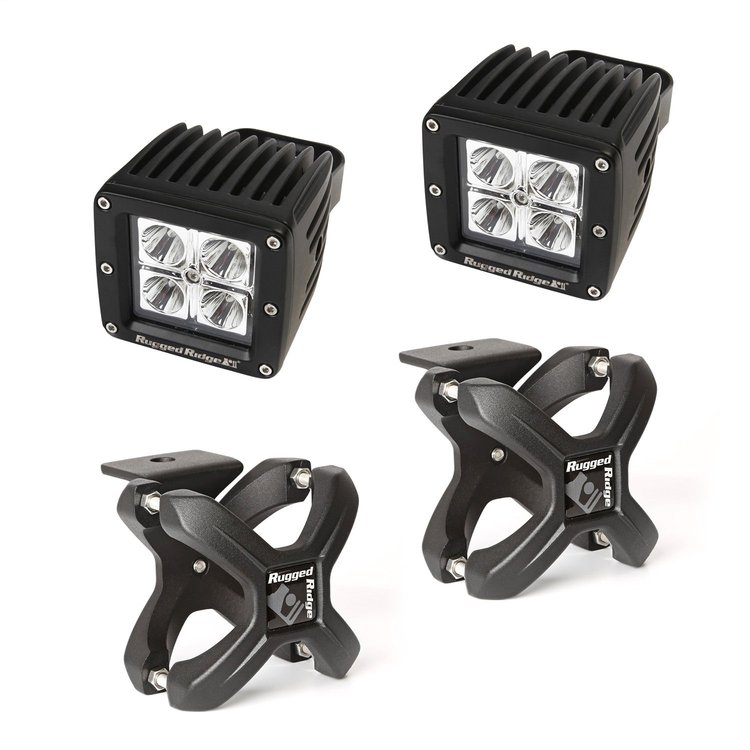 SMALL X-CLAMP & SQ. LED L