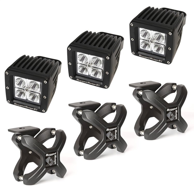 LARGE X-CLAMP & SQ. LED L