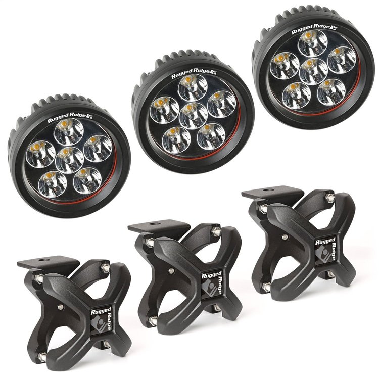 LARGE X-CLAMP & RD. LED L