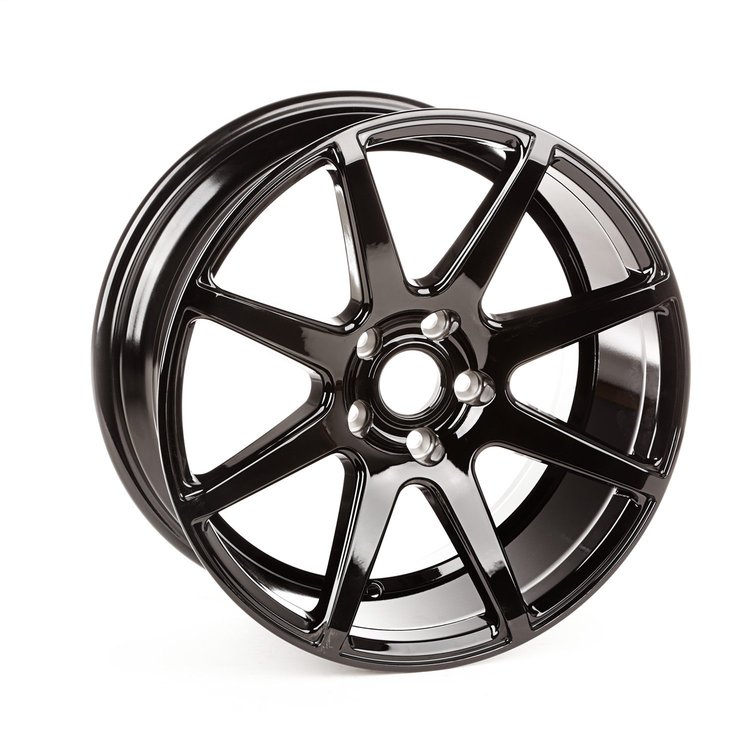 8 SPOKE BLACK ALUM WHEEL