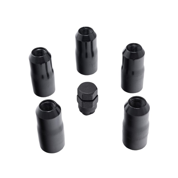 LOCKNUT SET 5 W/KEY M14