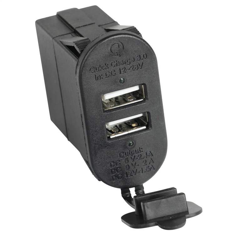 ROCKER SWITCH DUAL USB