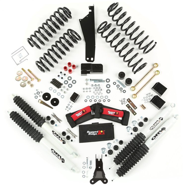 18415.5 Front and Rear Suspension Lift Kit, Lift Amount: 2.5 in. Front/2.5 in. Rear