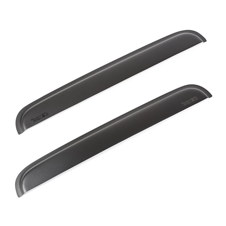 WINDOW VISOR REAR BLK