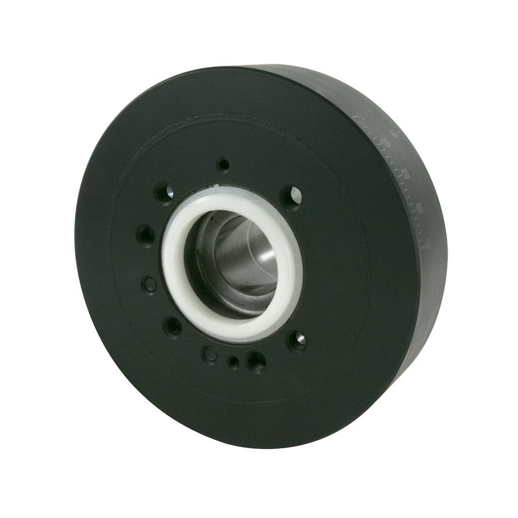 30007 Harmonic Balancer/Damper, Late Ford Small Block 5.0L, Satin Black 6.4"