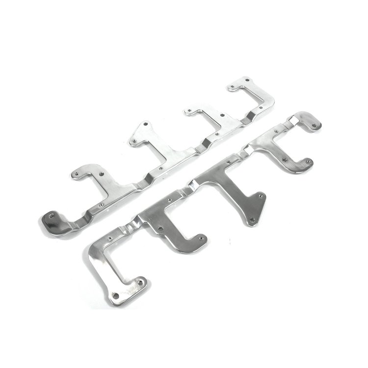 81022 Ignition Coil Brackets, Billet Aluminum, LS2/LS3/LS7/LS9, Natural