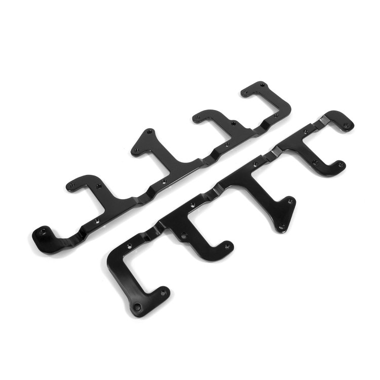 81022BK Ignition Coil Brackets, Billet Aluminum, LS2/LS3/LS7/LS9, Black