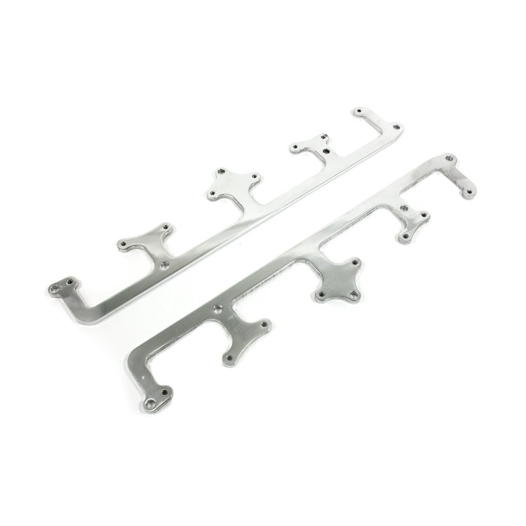 81023 Ignition Coil Brackets, Billet Aluminum, LS2 Car Style, Natural