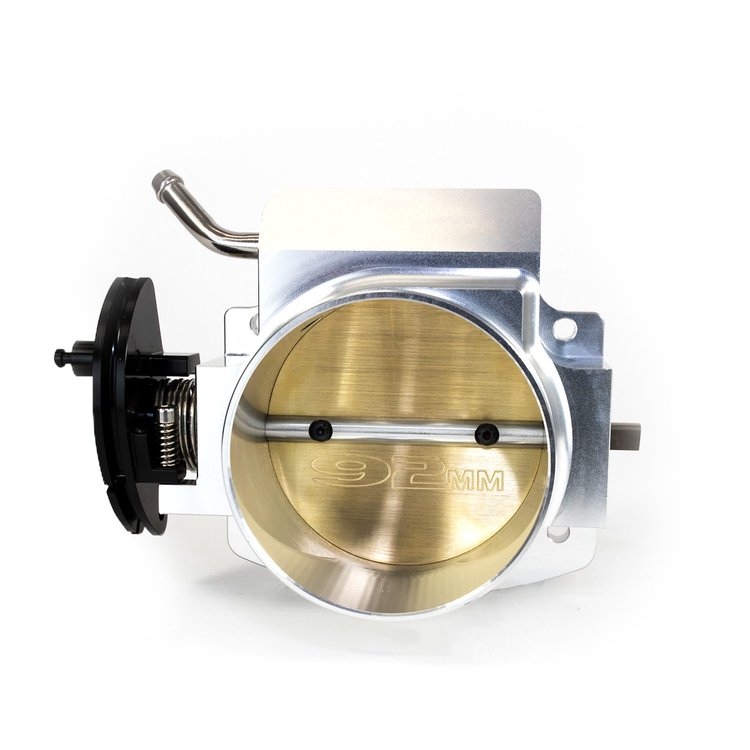 81042 Throttle Body, 92mm TSP Velocity Billet Aluminum, LS, Machined