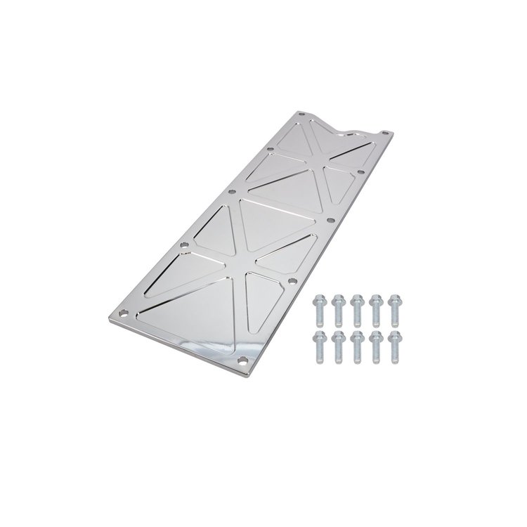 81043C Valley Cover, GM LS1/LS6 Trussed, Chrome