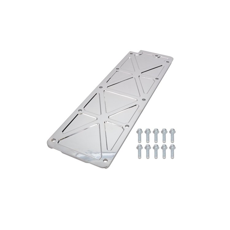 81044C Valley Cover, GM LS2/LS3/LS7/LSX Trussed, Chrome