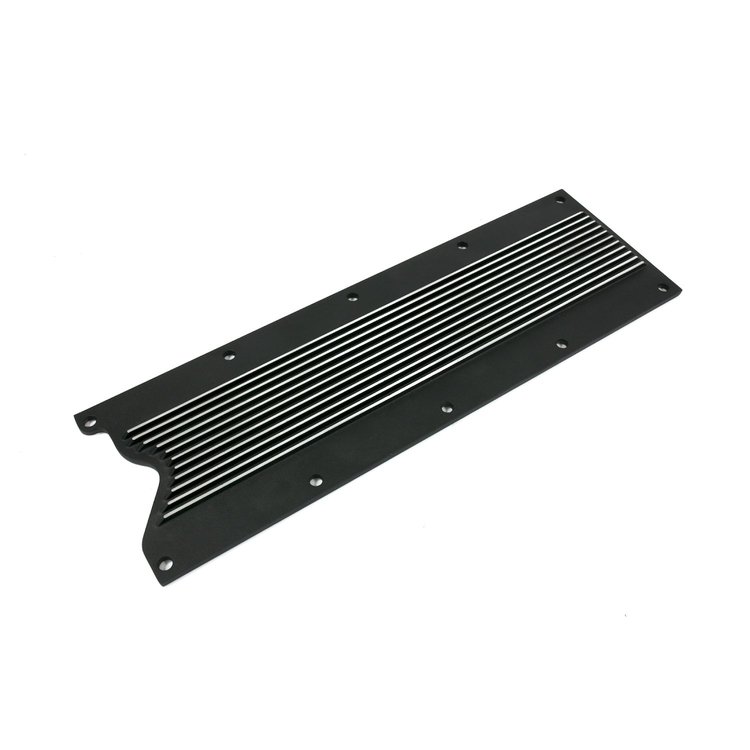 81045BK Valley Cover, GM LS1/LS6 Finned, Black