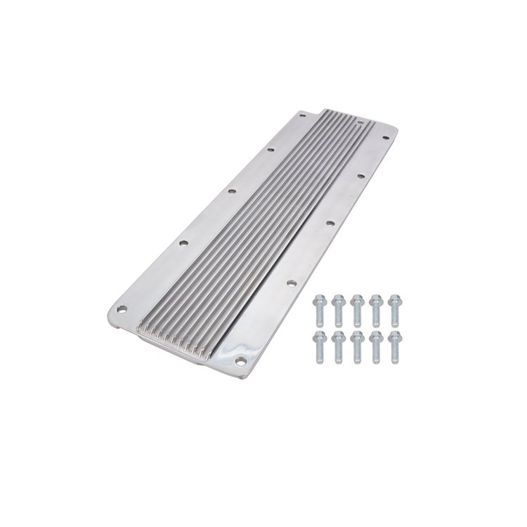 81046P Valley Cover, GM LS2/LS3/LS7/LSX Finned, Polished