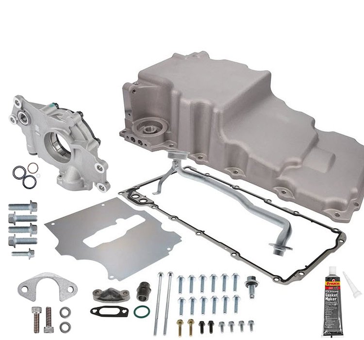 Top Street Performance 81073 Low-Profile Rear Sump Oil Pan Kit for GM Gen III/IV LS Engines