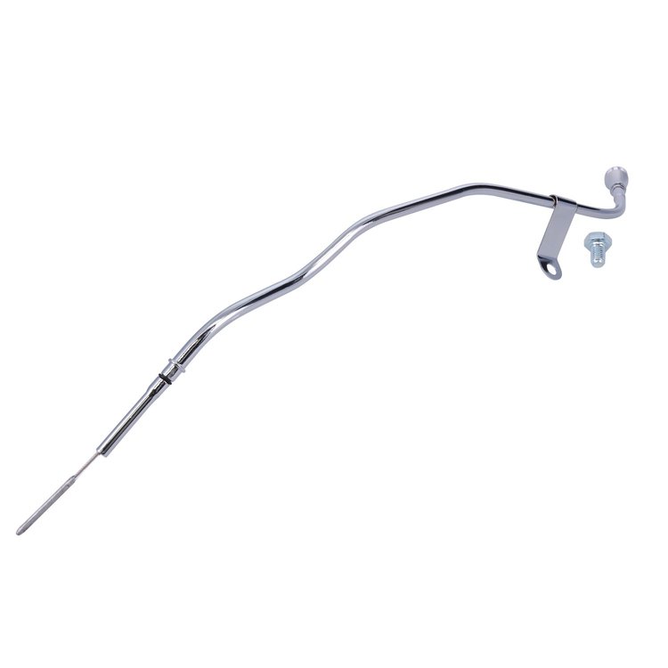 81079C Engine Oil Dipstick, LS, Billet Aluminum Handle, Chrome