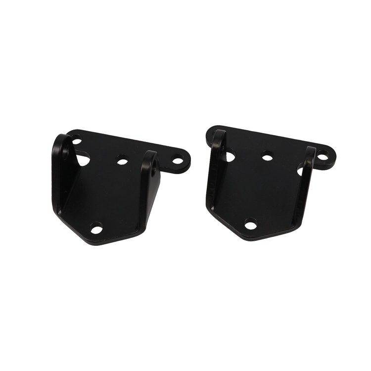 81105BK Engine Mount, Solid Steel, SBC/BBC, Black (Sold Individually)