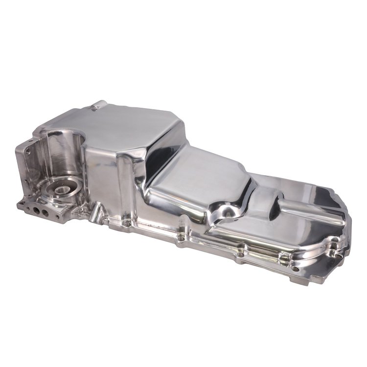 81577P Oil Pan, Cast Aluminum Low-profile Retro-fit 5.6-Quart, LT, Polished