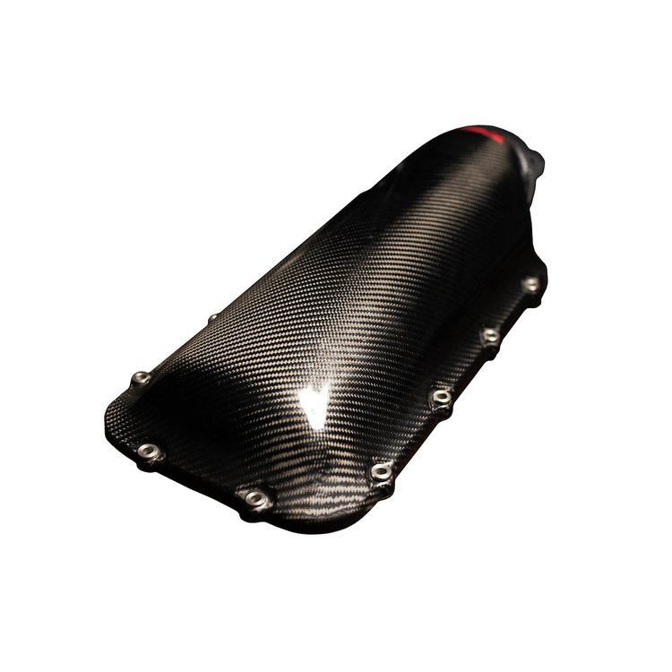 81601 Carbon Fiber Intake Manifold Cover Lid for GM Gen III/IV LS & Gen V LT Engines w/Holley Intake