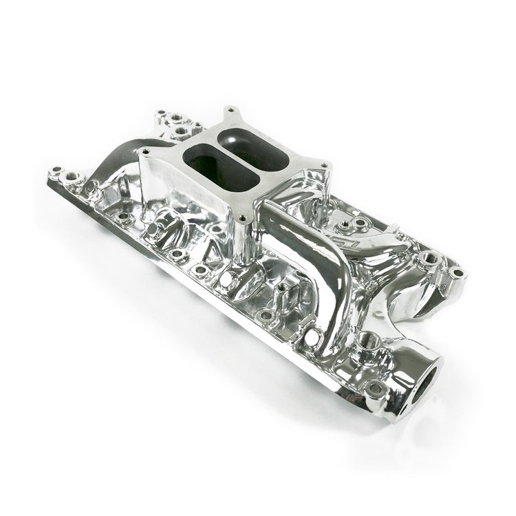 84000 Aluminum Dual Plane Intake Manifold for Small Block Ford 260, 289 & 302 ci. Engines [Polished]
