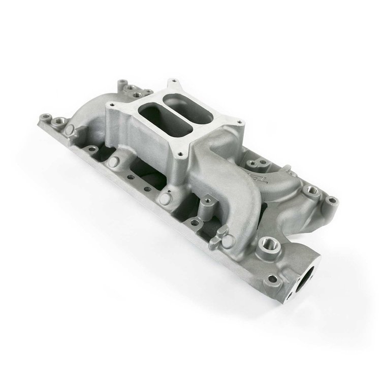 84025 Aluminum Dual Plane Air Gap Intake for Small Block Ford 260, 289 & 302 ci. Engines [Satin]