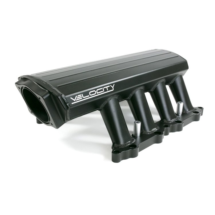 84050BK Velocity Angled Sheet Metal Intake for 2011-2014Ford Coyote Engines [Black]