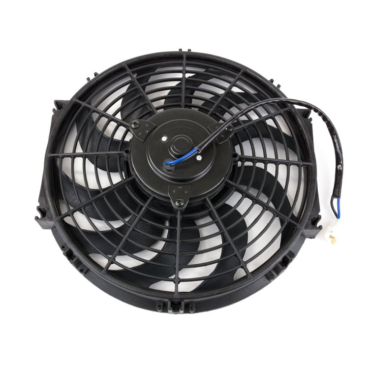 HC6103 Universal Radiator Fan, S-Blade, 12" Black