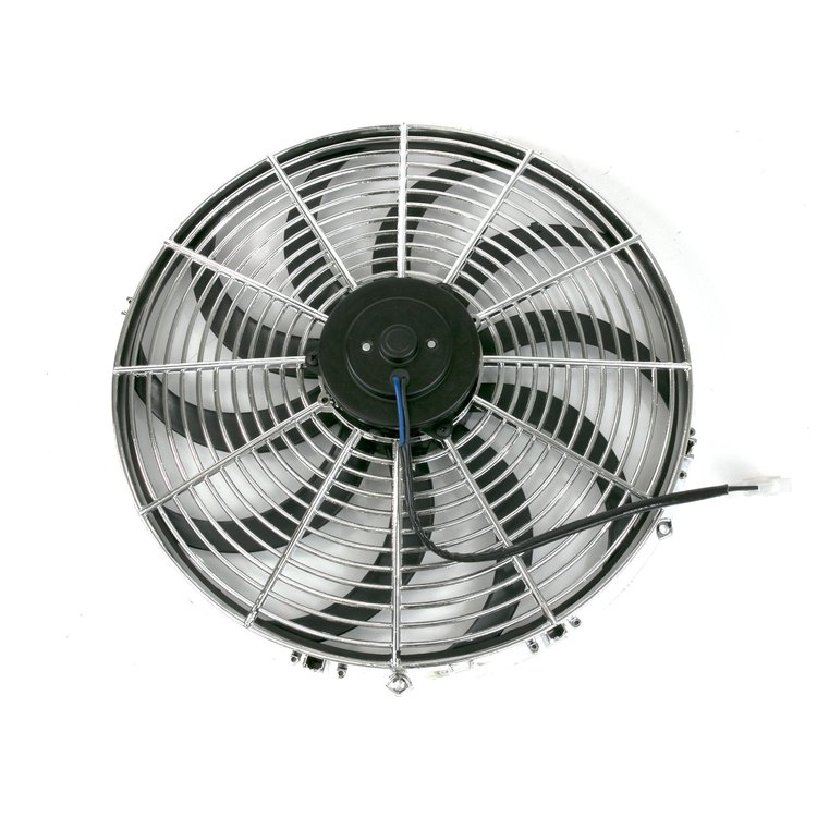 HC6105C Universal Radiator Fan, S-Blade, 16" Chrome