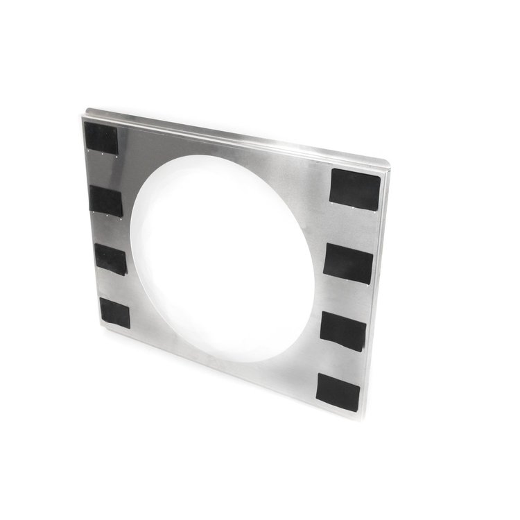 HC7512 Aluminum Fan Shroud, Single 16" Fan, 23 3/4" Wide