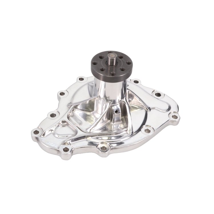HC8004P Mechanical Water Pump, Aluminum, Satin, Pontiac V8