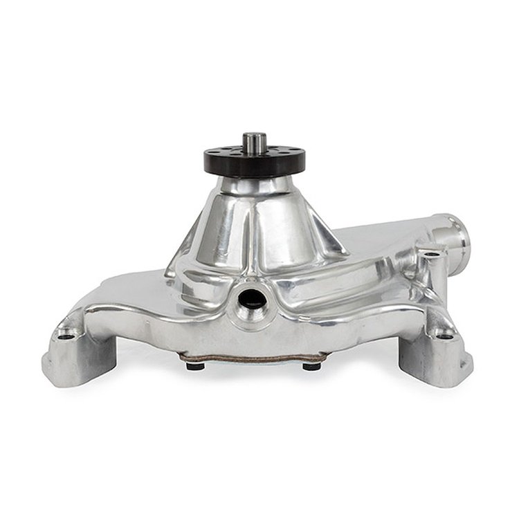 HC8021P Mechanical Water Pump, Aluminum, Polished, BBC Gen 2 "Mark IV" Short Neck