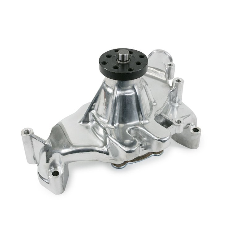 HC8022P Mechanical Water Pump, Aluminum, Polished, BBC Gen 2 "Mark IV" Long Neck