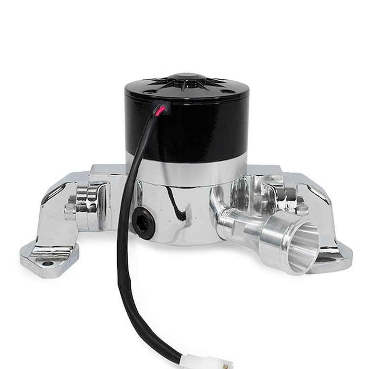 HC8040C Electric Water Pump, Aluminum, Chrome, Ford Big Block (429, 460)