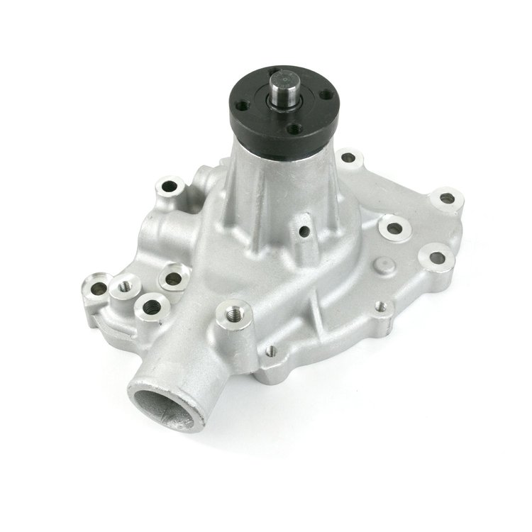 HC8049 Mechanical Water Pump, Aluminum, Satin, SBF (289, 302, 351W) P/S Outlet