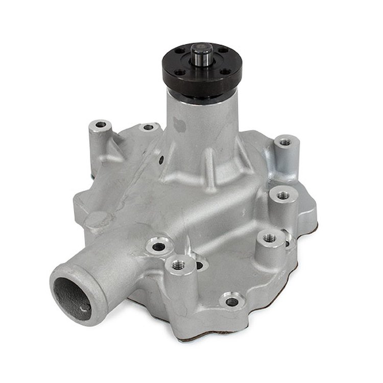 HC8050 Mechanical Water Pump, Aluminum, Satin, SBF (289, 302, 351W) D/S Inlet