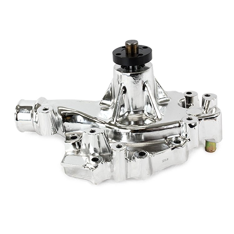 HC8052C Mechanical Water Pump, Aluminum, Chrome, Ford Big Block (429, 460)