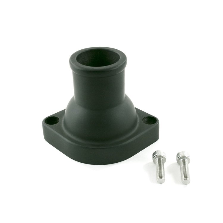HC8938BK Chevrolet LSX Straight Black Aluminum Water Neck