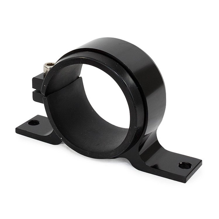 JM1019BK Fuel Pump Bracket, Aluminum Bosch 044 Style, Black