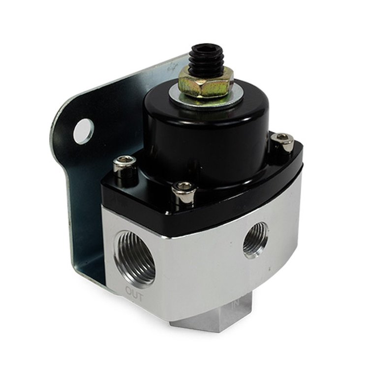 JM1057BK Fuel Pressure Regulator, 5-12, Black
