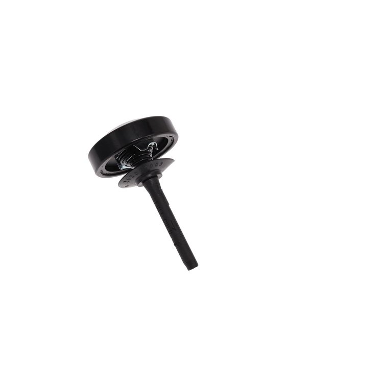 JM2002BK Power Steering Pump Cap with Dipstick, Saginaw Pumps, Black Billet Aluminum