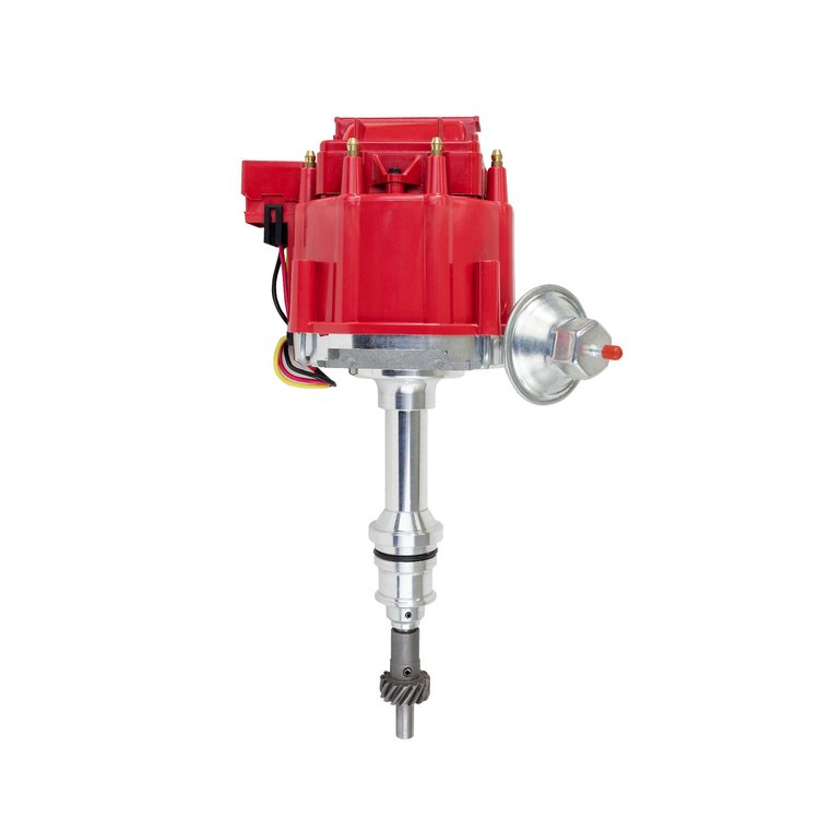 JM6502R HEI Distributor, Ford Small Block V8 (221, 260, 289, 302), Red